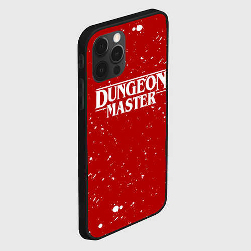 Чехол iPhone 12 Pro Max DUNGEON MASTER BLOOD ГАЧИМУЧИ КРАСНЫЙ / 3D-Черный – фото 2