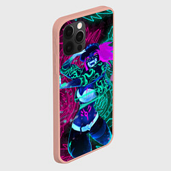 Чехол для iPhone 12 Pro Max KDA NEON DRAGONS LEAGUE OF LEGENDS НЕОНОВЫЕ ДРАКОН, цвет: 3D-светло-розовый — фото 2