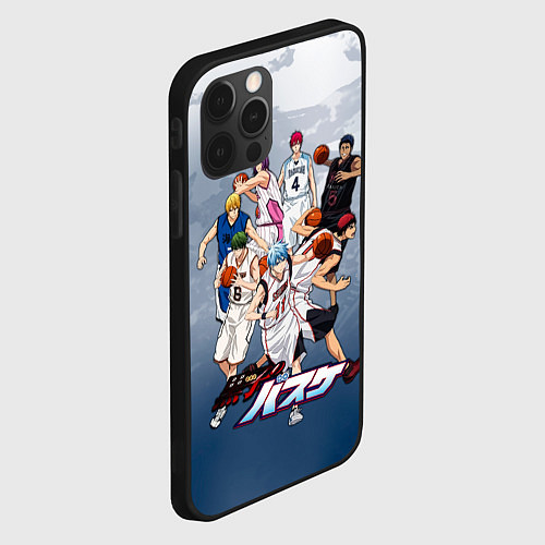 Чехол iPhone 12 Pro Max Kuroko no Basket Баскетбол Куроко / 3D-Черный – фото 2