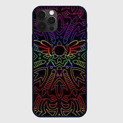 Чехол для iPhone 12 Pro Max МАГИЧЕСКАЯ РУНА, ДЕЛЬТА РУНА DELTARUNE, цвет: 3D-черный