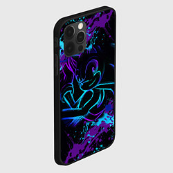 Чехол для iPhone 12 Pro Max SONIC NEON СОНИК НЕОН, цвет: 3D-черный — фото 2