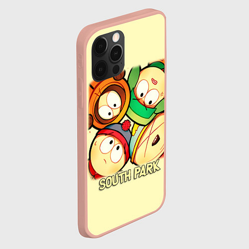 Чехол iPhone 12 Pro Max Персонажи Южный парк South Park / 3D-Светло-розовый – фото 2