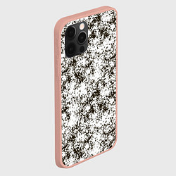 Чехол для iPhone 12 Pro Max Зимний Камуфляж цифра, цвет: 3D-светло-розовый — фото 2