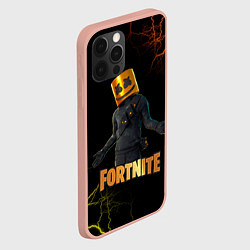 Чехол для iPhone 12 Pro Max Marshmello Fortnite 3, цвет: 3D-светло-розовый — фото 2