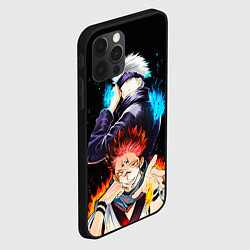 Чехол для iPhone 12 Pro Max Сукуна и Сатору Годжо просто великолепны Магическа, цвет: 3D-черный — фото 2