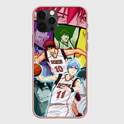 Чехол для iPhone 12 Pro Max Kuroko no Basuke Баскетбол Куроко, цвет: 3D-светло-розовый