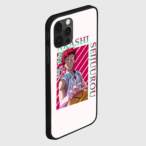 Чехол iPhone 12 Pro Max Akashi Seijuro - Kuroko No Basket / 3D-Черный – фото 2