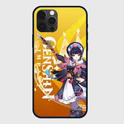 Чехол для iPhone 12 Pro Max ЮНЬ ЦЗИНЬ ГЕНШИН, цвет: 3D-черный