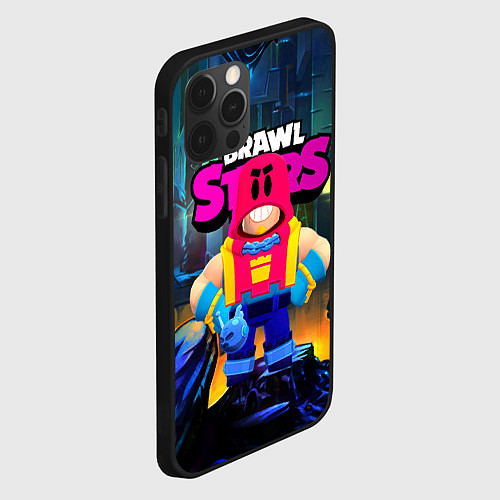 Чехол iPhone 12 Pro Max GROM SPACE BRAWL STARS / 3D-Черный – фото 2