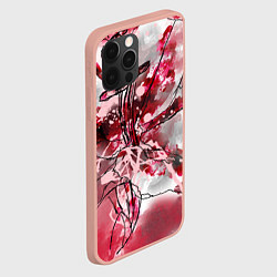 Чехол для iPhone 12 Pro Max Коллекция Get inspired! Лилия Абстракция L-1-fl-47, цвет: 3D-светло-розовый — фото 2