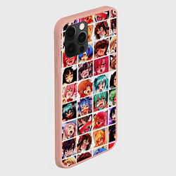 Чехол для iPhone 12 Pro Max AHEGAO ЦВЕТНОЙ - АХЕГАО, цвет: 3D-светло-розовый — фото 2