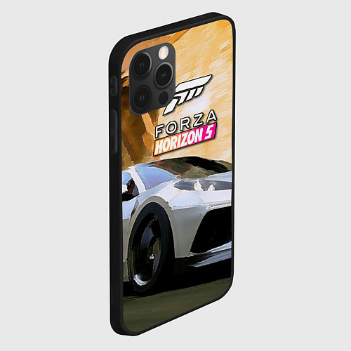 Чехол iPhone 12 Pro Max Игрище Forza Horizon 5 / 3D-Черный – фото 2