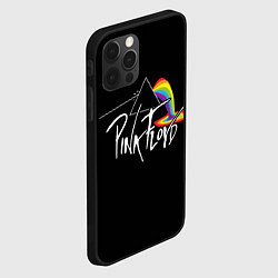 Чехол для iPhone 12 Pro Max PINK FLOYD - ПИНК ФЛОЙД ЛУЖА, цвет: 3D-черный — фото 2