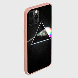 Чехол для iPhone 12 Pro Max PINK FLOYD - ПИНК ФЛОЙД ГЛИТЧ, цвет: 3D-светло-розовый — фото 2