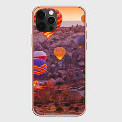 Чехол для iPhone 12 Pro Max Невероятно Красивые Воздушные Шары!, цвет: 3D-светло-розовый
