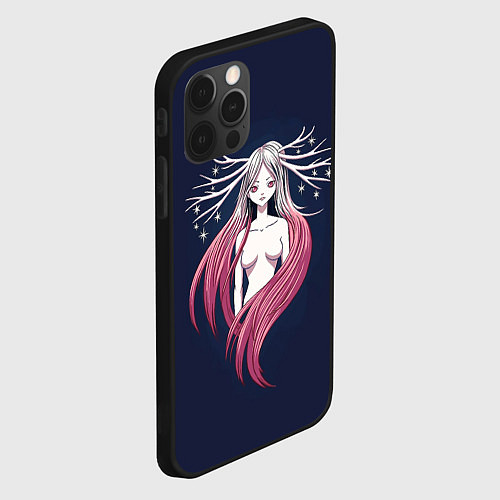 Чехол iPhone 12 Pro Max Дух леса Дух природы / 3D-Черный – фото 2
