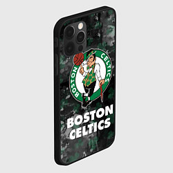 Чехол для iPhone 12 Pro Max Бостон Селтикс, Boston Celtics, НБА, цвет: 3D-черный — фото 2