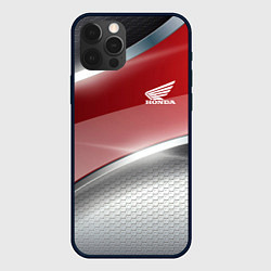 Чехол для iPhone 12 Pro Max Honda Текстура, цвет: 3D-черный