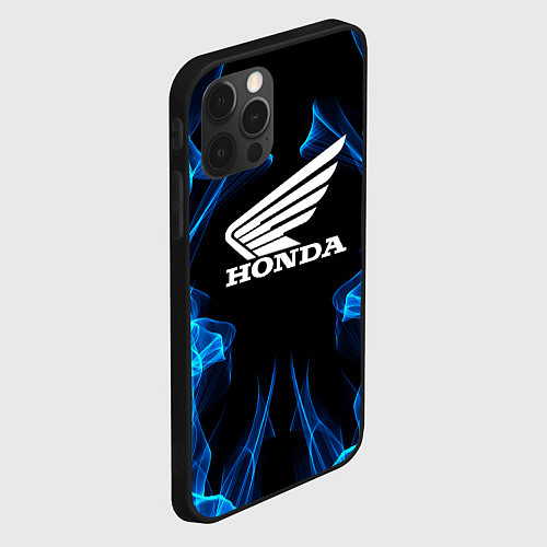 Чехол iPhone 12 Pro Max Honda Fire / 3D-Черный – фото 2