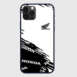 Чехол для iPhone 12 Pro Max Honda sport pattern, цвет: 3D-черный