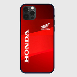 Чехол для iPhone 12 Pro Max Honda - Red, цвет: 3D-черный