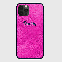 Чехол для iPhone 12 Pro Max Daddy pink, цвет: 3D-черный