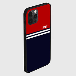 Чехол для iPhone 12 Pro Max Sport Спорт, цвет: 3D-черный — фото 2