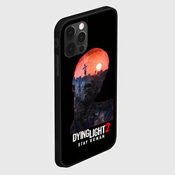 Чехол для iPhone 12 Pro Max Dying Light Stay Human, цвет: 3D-черный — фото 2