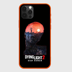 Чехол для iPhone 12 Pro Max Dying Light Stay Human, цвет: 3D-красный