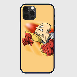 Чехол для iPhone 12 Pro Max Сайтама - One Punch Man, цвет: 3D-черный