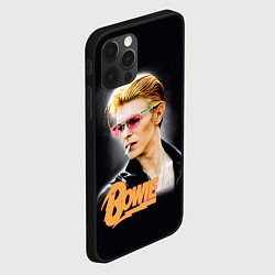 Чехол для iPhone 12 Pro Max David Bowie Smoking, цвет: 3D-черный — фото 2