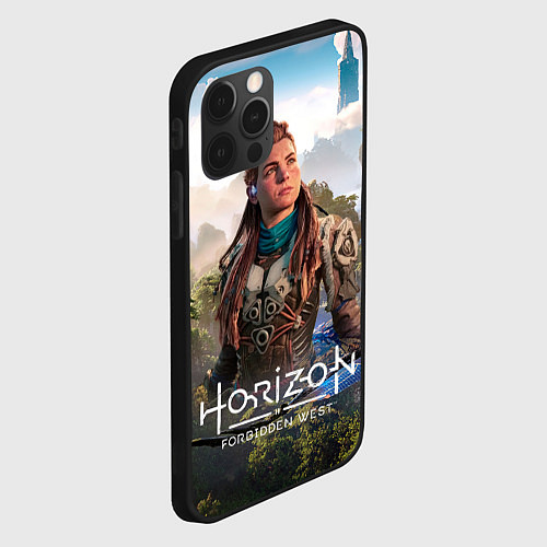 Чехол iPhone 12 Pro Max Aloy Элой Horizon / 3D-Черный – фото 2