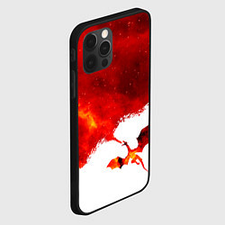 Чехол для iPhone 12 Pro Max ДЫХАНИЕ ЗВЕЗДНОГО ДРАКОНА DRAGON FIRE, цвет: 3D-черный — фото 2