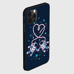 Чехол для iPhone 12 Pro Max Космическая любовь Cosmic love, цвет: 3D-черный — фото 2