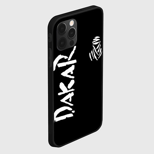 Чехол iPhone 12 Pro Max Дакар ралли / 3D-Черный – фото 2