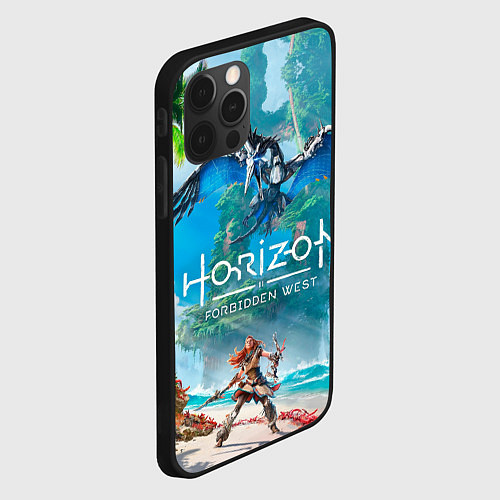 Чехол iPhone 12 Pro Max Horizon Запретный Запад Элой / 3D-Черный – фото 2