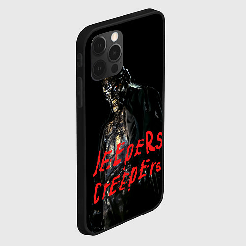 Чехол iPhone 12 Pro Max Джиперс Криперс - жуткий монстр / 3D-Черный – фото 2