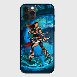 Чехол для iPhone 12 Pro Max Horizon Aloy art, цвет: 3D-черный