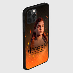 Чехол для iPhone 12 Pro Max Horizon Forbidden West: Fire, цвет: 3D-черный — фото 2