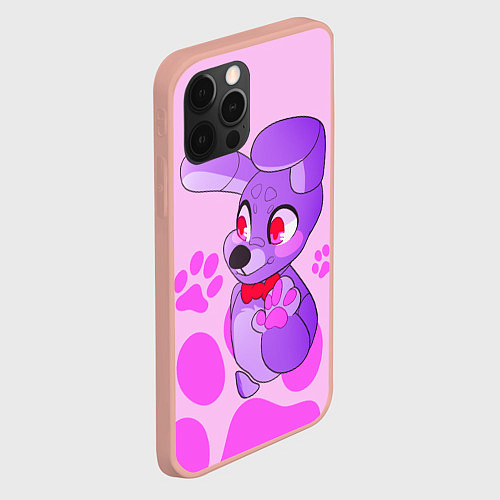 Чехол iPhone 12 Pro Max Bonnie the Rabbit UCN / 3D-Светло-розовый – фото 2