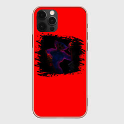 Чехол для iPhone 12 Pro Max Неоновый Хагги Вагги, цвет: 3D-светло-розовый