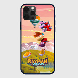 Чехол для iPhone 12 Pro Max Rayman воздушные шары, цвет: 3D-черный