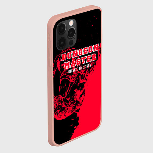 Чехол iPhone 12 Pro Max Мастер подземелья арт / 3D-Светло-розовый – фото 2