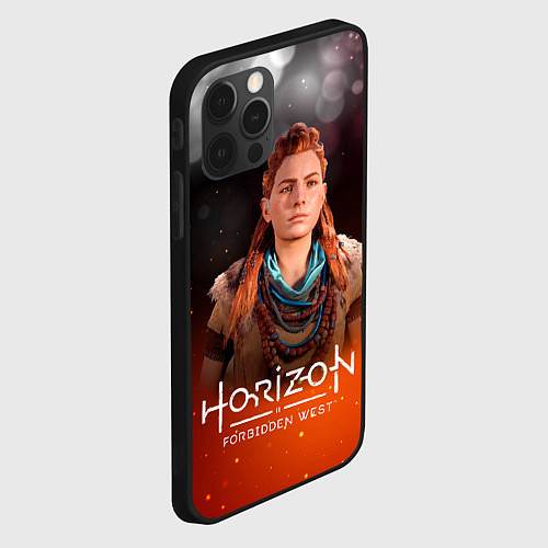 Чехол iPhone 12 Pro Max Horizon Fire Aloy / 3D-Черный – фото 2