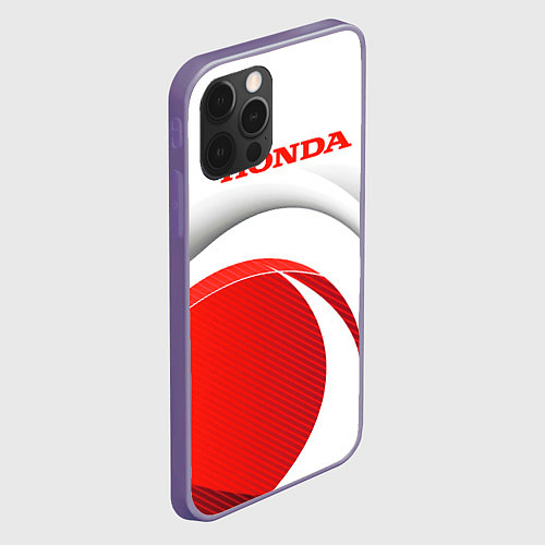 Чехол iPhone 12 Pro Max Хонда HONDA / 3D-Серый – фото 2