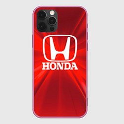 Чехол для iPhone 12 Pro Max Хонда HONDA, цвет: 3D-малиновый