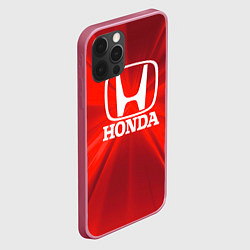 Чехол для iPhone 12 Pro Max Хонда HONDA, цвет: 3D-малиновый — фото 2