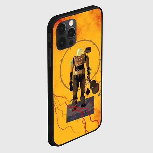 Чехол iPhone 12 Pro Max Командо с гитарой / 3D-Черный – фото 2