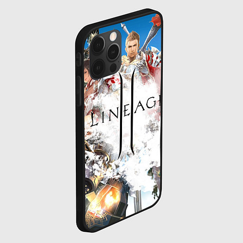 Чехол iPhone 12 Pro Max Hero of Lineage / 3D-Черный – фото 2