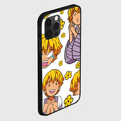 Чехол для iPhone 12 Pro Max Зеницу из Клинок, рассекающий демонов, цвет: 3D-черный — фото 2